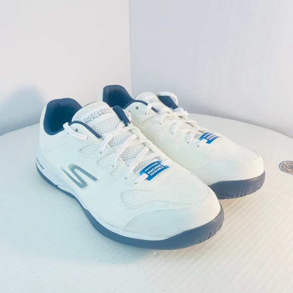 Skechers Go Train Arch Fit Viper Court-Pickleball (White/Navy) Tennis for Mens - Picture 13 of 17